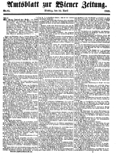 Wiener Zeitung 18490410 Seite: 19