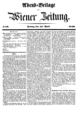 Wiener Zeitung 18490413 Seite: 13