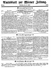 Wiener Zeitung 18490414 Seite: 19