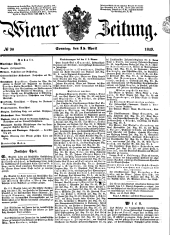 Wiener Zeitung 18490415 Seite: 1