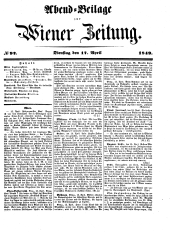 Wiener Zeitung 18490417 Seite: 13