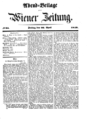 Wiener Zeitung 18490420 Seite: 11