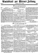 Wiener Zeitung 18490421 Seite: 19