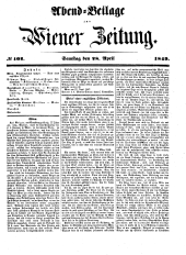 Wiener Zeitung 18490428 Seite: 17