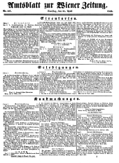 Wiener Zeitung 18490428 Seite: 21