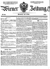 Wiener Zeitung 18490502 Seite: 1