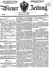 Wiener Zeitung 18490504 Seite: 1