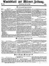 Wiener Zeitung 18490510 Seite: 21