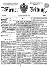 Wiener Zeitung 18490515 Seite: 1