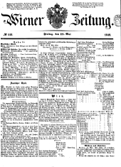 Wiener Zeitung 18490518 Seite: 1