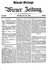 Wiener Zeitung 18490522 Seite: 17