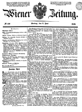 Wiener Zeitung 18490601 Seite: 1