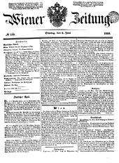 Wiener Zeitung 18490605 Seite: 1