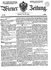 Wiener Zeitung 18490612 Seite: 1