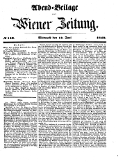 Wiener Zeitung 18490613 Seite: 11