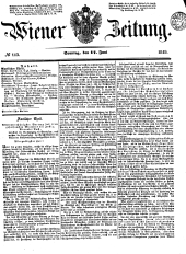Wiener Zeitung 18490617 Seite: 1