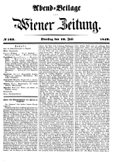 Wiener Zeitung 18490710 Seite: 21