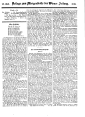 Wiener Zeitung 18490712 Seite: 13