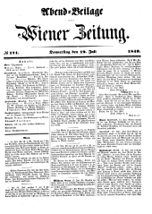 Wiener Zeitung 18490719 Seite: 15