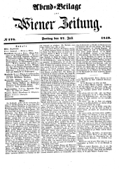Wiener Zeitung 18490727 Seite: 11