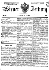 Wiener Zeitung 18490731 Seite: 1