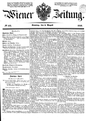 Wiener Zeitung 18490805 Seite: 1