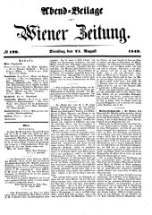 Wiener Zeitung 18490821 Seite: 13
