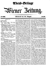 Wiener Zeitung 18490822 Seite: 13