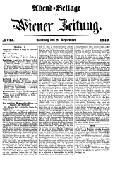 Wiener Zeitung 18490908 Seite: 15