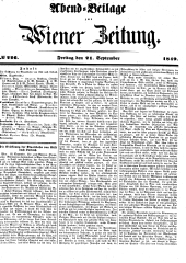 Wiener Zeitung 18490921 Seite: 13