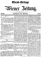 Wiener Zeitung 18490922 Seite: 17