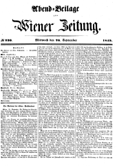 Wiener Zeitung 18490926 Seite: 13