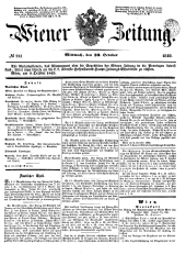 Wiener Zeitung 18491010 Seite: 1