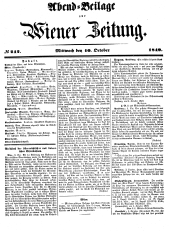 Wiener Zeitung 18491010 Seite: 11