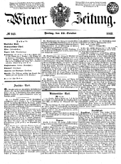 Wiener Zeitung 18491012 Seite: 1