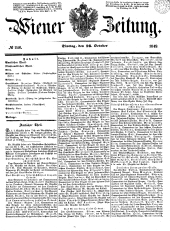 Wiener Zeitung 18491016 Seite: 1