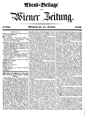 Wiener Zeitung 18491017 Seite: 13