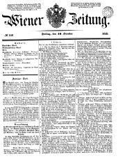 Wiener Zeitung 18491019 Seite: 1