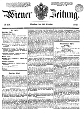 Wiener Zeitung 18491020 Seite: 1