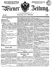 Wiener Zeitung 18491108 Seite: 1