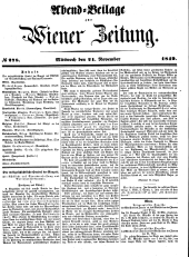 Wiener Zeitung 18491121 Seite: 13