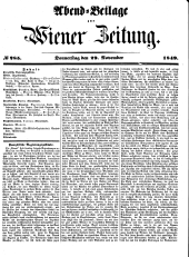 Wiener Zeitung 18491129 Seite: 21