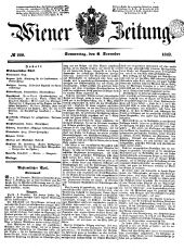 Wiener Zeitung 18491206 Seite: 1