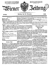 Wiener Zeitung 18491211 Seite: 1