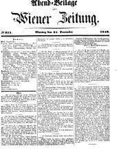 Wiener Zeitung 18491231 Seite: 1