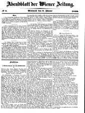 Wiener Zeitung 18500109 Seite: 17