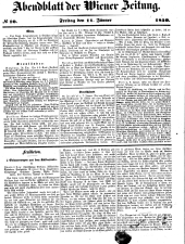 Wiener Zeitung 18500111 Seite: 13