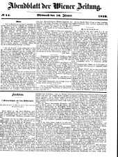 Wiener Zeitung 18500116 Seite: 17