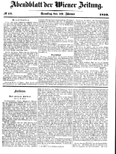 Wiener Zeitung 18500119 Seite: 17