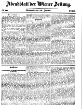 Wiener Zeitung 18500123 Seite: 15